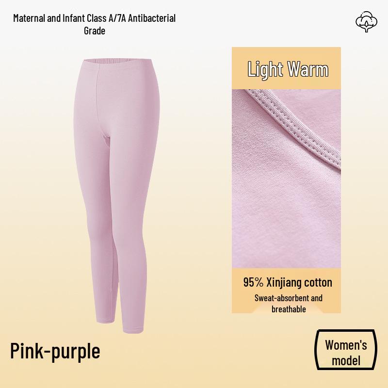 Class A Pure Cotton Thermal Underwear Set for Couples: Thin, Elastic, Warm Winter Wear for Men & Women