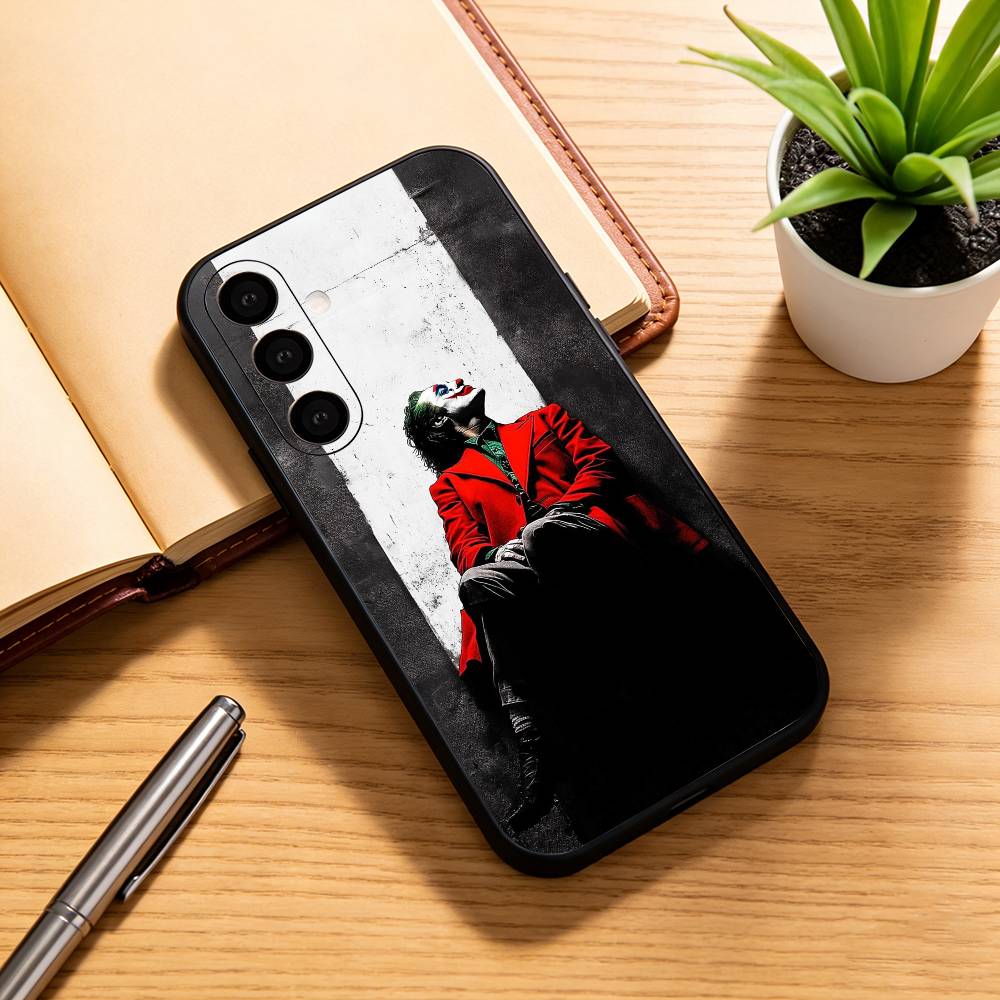 Film Joker Clown Telefoonhoesje Voor Samsung Galaxy A73,A72,A71,A70,A53,A52,A51,Anderen Zwart Zacht Hoesje