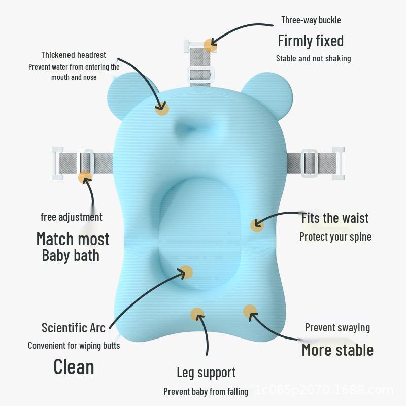 Newborn Reclining Bath Support Mat