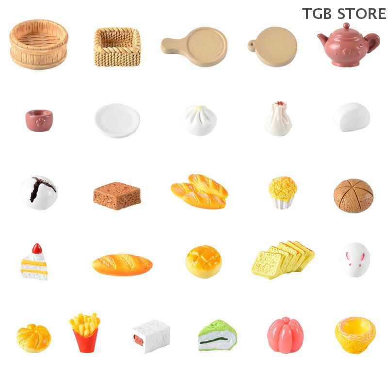 Miniature Mini Food Toys Steamer Ornaments Imitation Steamed Buns Decoration Kitchen Accessories