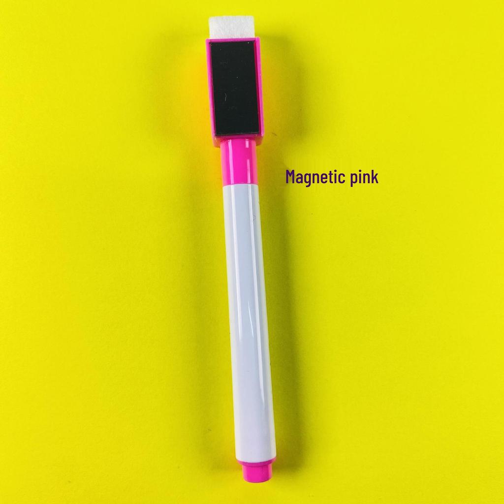 Colorful Magnetic Whiteboard Markers for Kids - Erasable, Water-Based, Black Ink