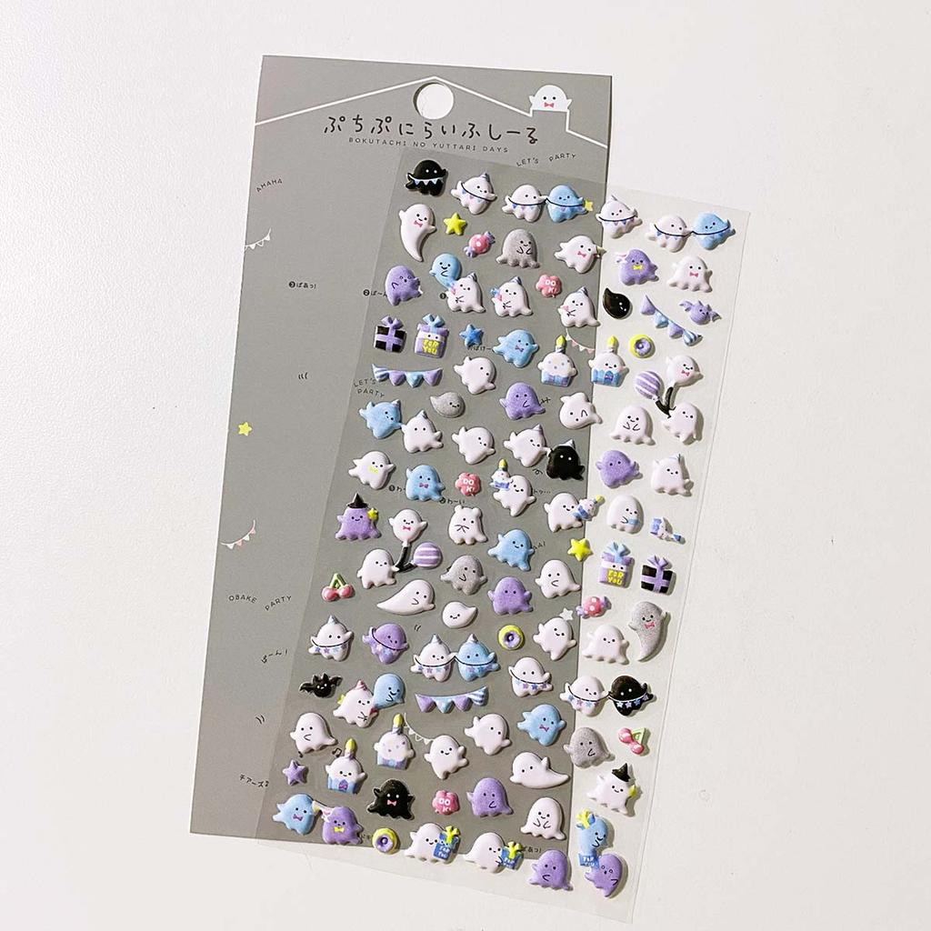 Kawaii Dieren 3D Puffy Stickers Leuke Cartoon Scrapbooking Sticker DIY Journal Kantoorbenodigdheden Sticker Deco Esthetische Kunst