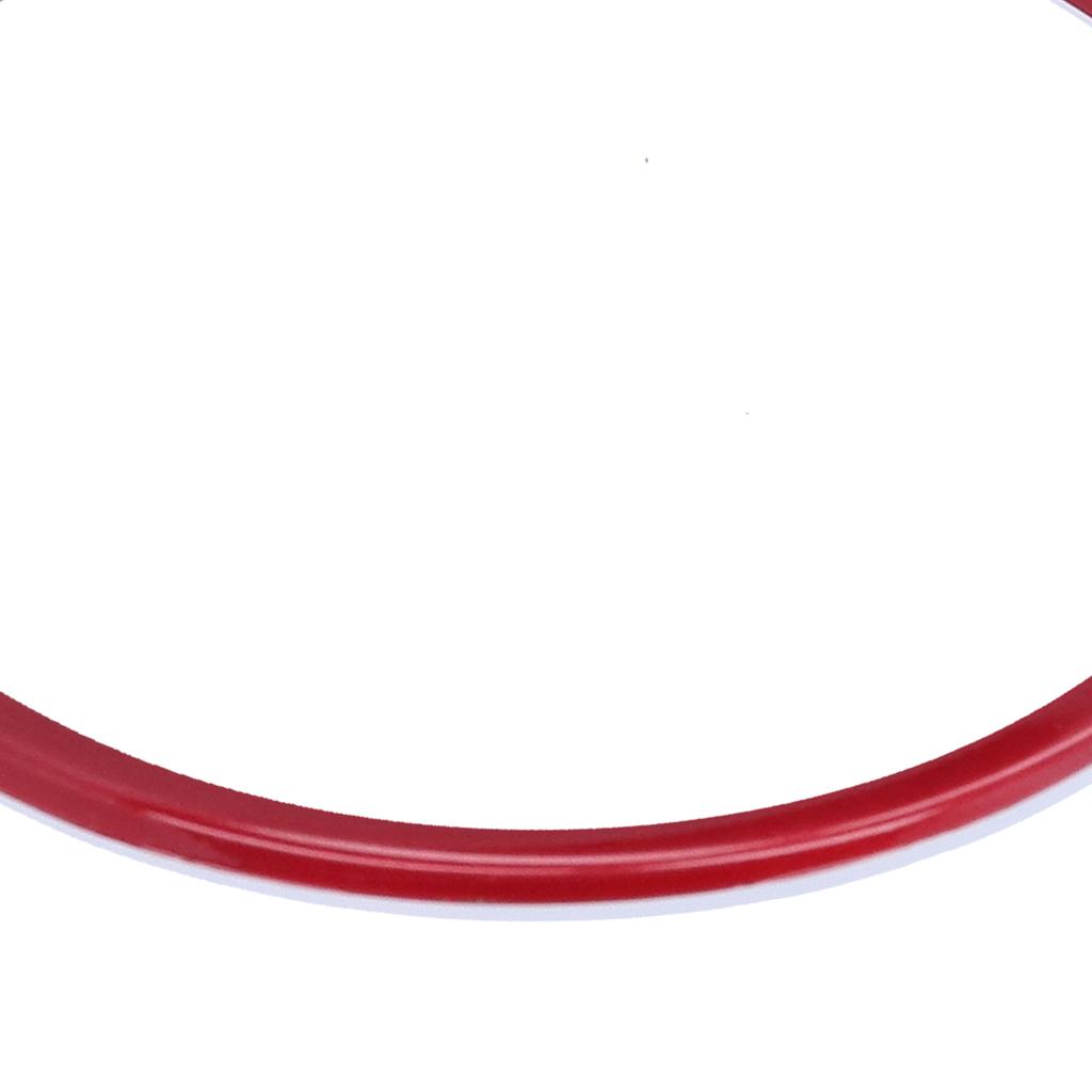 Steering Wheel Panel Cover Trim Sequins Circle Sticker Ring Fit for Mazda 3/Axela 2020Red