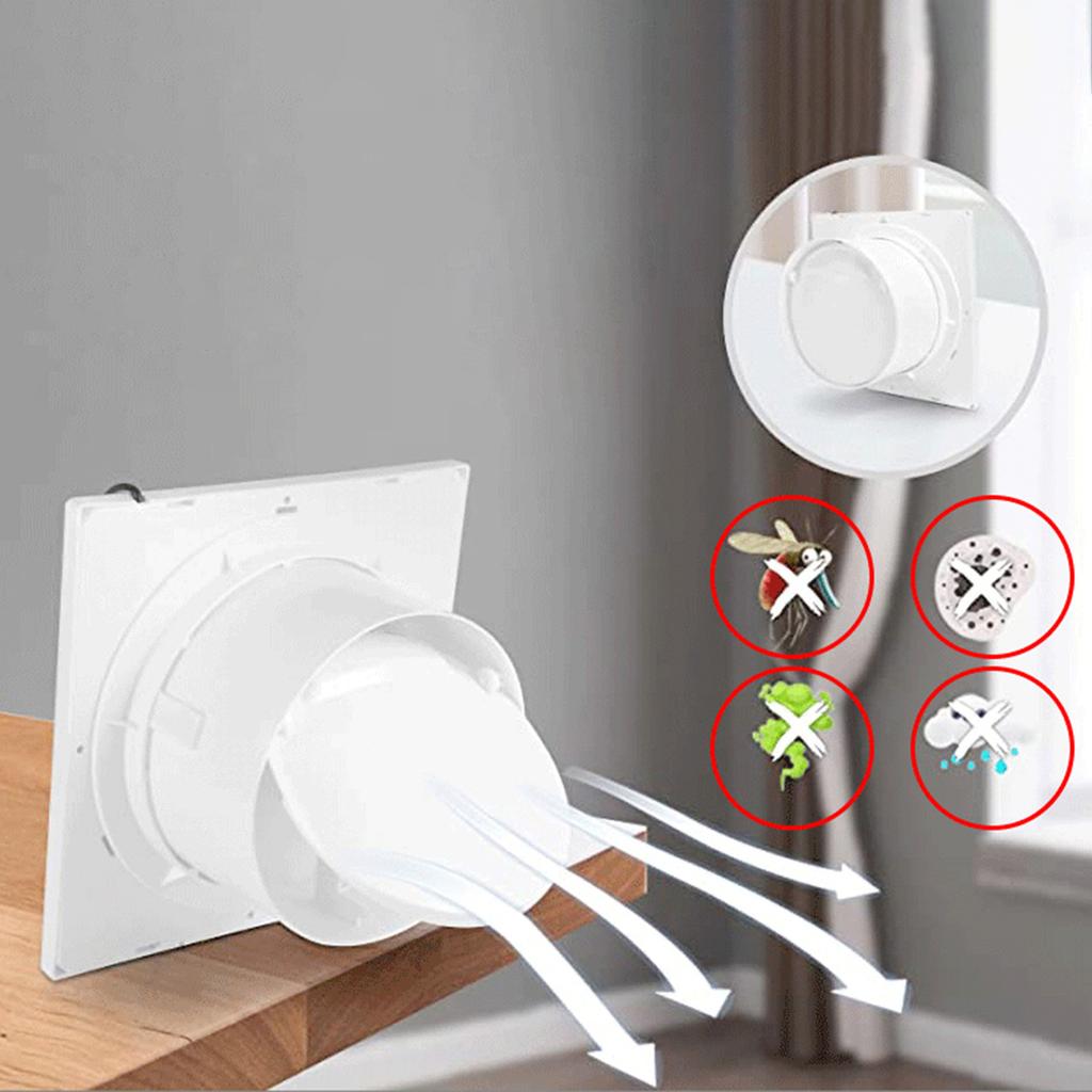 12V Emiş Fanı Yüksek Hızlı Hava Tahliyesi Pencere Duvar Fanı Sessiz Havalandırma Mutfak Tavuk Kümesi Tuvalet Nem Kontrolü için
