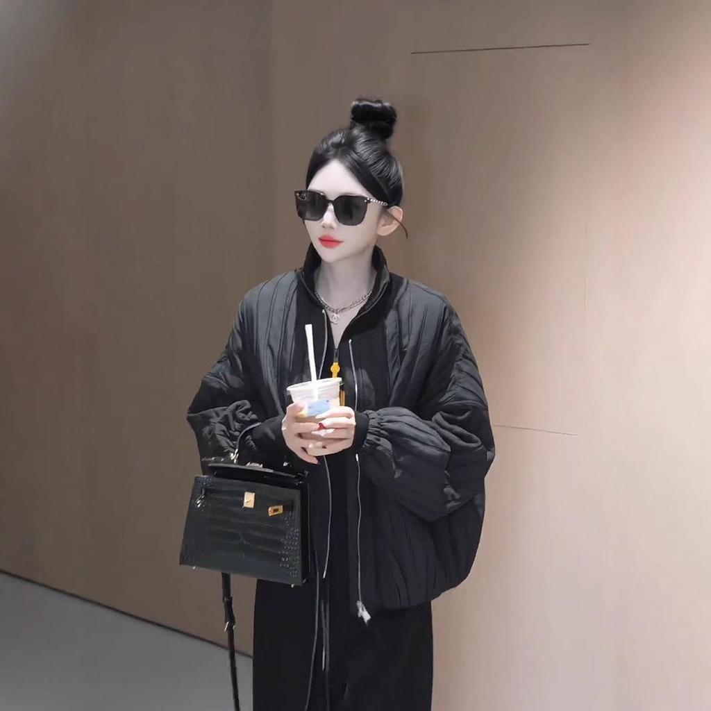 Women's Korean-Style Quilted Short Coat - Petite, Versatile, Warm & Lightweight for 2025 Autumn/Winter