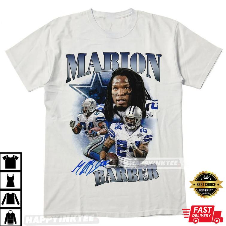 Футболка Marion Barber Marion Barber Винтажная 90-х Подарок для фаната Футболка S