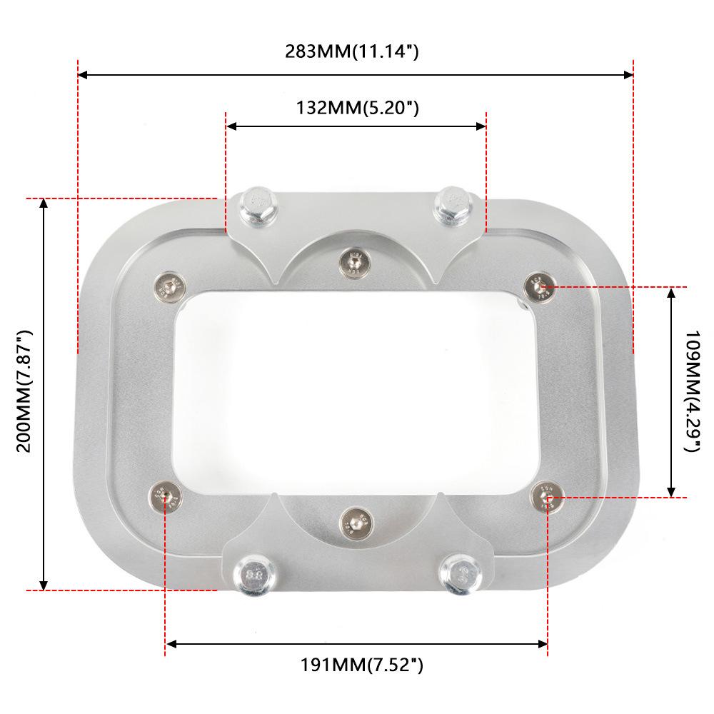 Aluminum Alloy Battery Bracket for Optima D34 34/78 Car Trunk