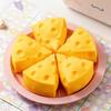 Simulation Cheese Squishy Toys Stress Relief Triangular Cheese Squishy Toy Slow Rising Sensory Squeeze Toy Birthday Party Favors