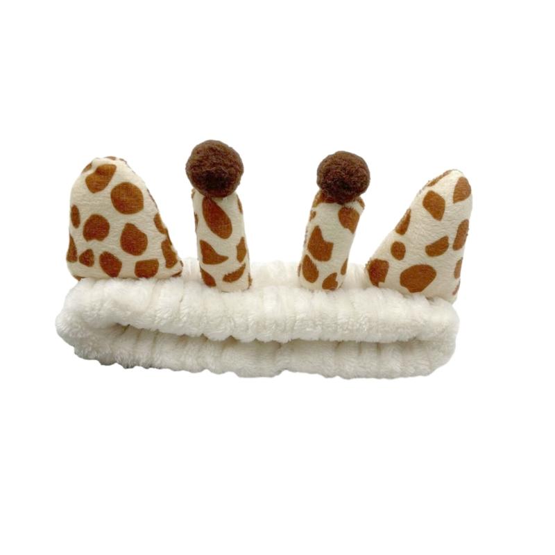 Spa Headband Multi-type Can Choose Giraffe Hairband Woman Makeup Headband