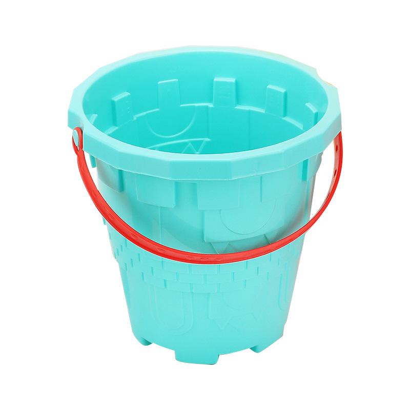 Çocuk Plaj Oyuncak Seti: Dayanıklı Plastik Kale Kovası ve Kum Oyun Araçları