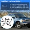 X Autohaux Headlight Wiring for GMC Sierra 1500 2500HD 3500HD 2007-2013 No.15841610