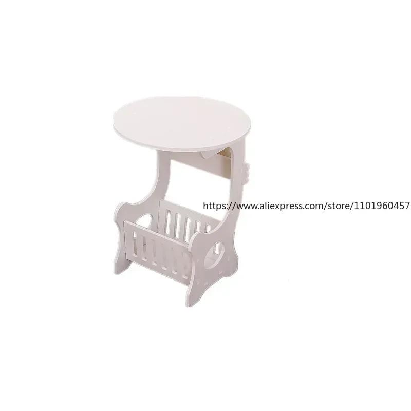 Bedside table bedroom locker bedside cabinet simple living room creative square table home mini assembly portable table storage