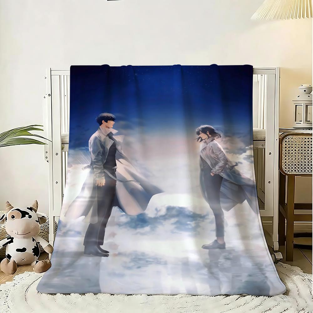 Omniscient Reader s Viewpoint Throw 240g Flannel Blanket Lightweight Soft Skin-friendly Summer Thin Throw Blanket 75x90cm
