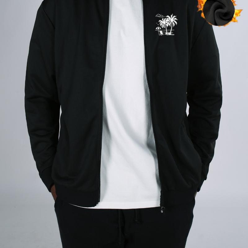 

Slim Fit Baseball Jacket, Minimalist Logo, Soft Cotton, Breathable & Versatile Daily Wear XXL