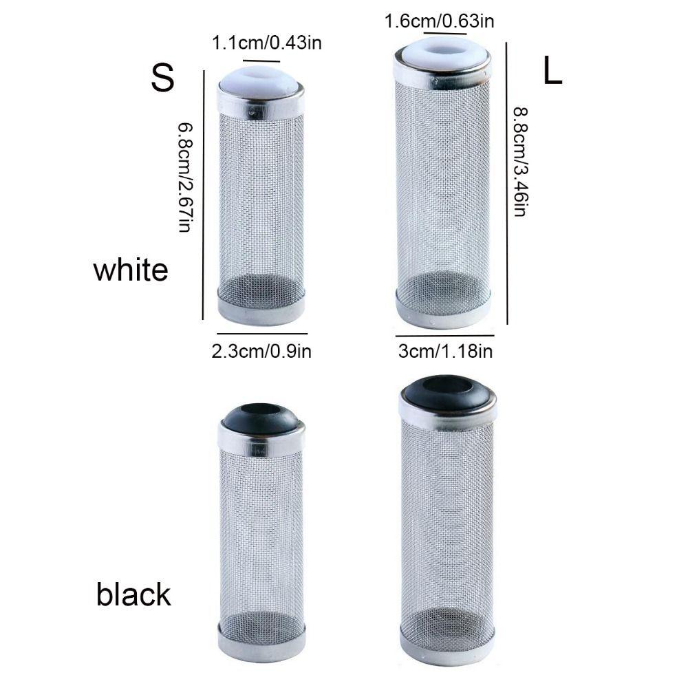 12/16mm Stainless Steel Filter Guard Non-rust Intake Strainer Prefilter Cover  For Fish Tank
