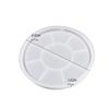 1pc Striped Round Tray Decorative Storage Tray Planter Base Silicone Mold For Resin Plaster Ornament Concrete Silicone Mold