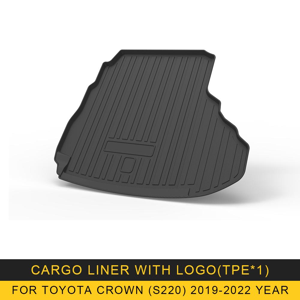 For Toyota Crown (s220) 2019-2022 Car Cargo Liner Trunk Mat TPE Anti-slip Trunk Mat Trunk Tray Carpet Interior Accessories