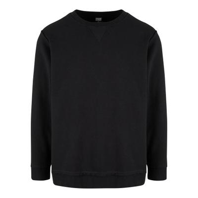 Urban Classics Mens Crew Open Edge Oversized Jumper