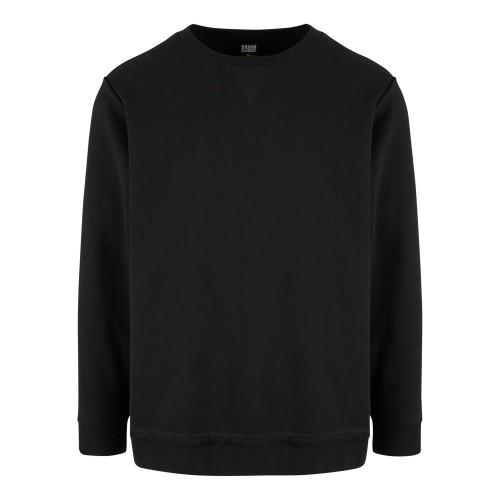 Urban Classics Mens Crew Open Edge Oversized Jumper