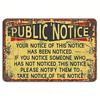 Vintage Metal Tin Sign Wall Art Decor 20x30cm