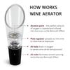 Red Wine Aerator Acrylic Bottle Stopper Decanter Wine Pourer Aerating Pour Spout Wine Air Aerator Bar Accessories