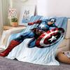 1 pezzo Captain America, Coperta Scudo Leggera in Flanella per Divano, Letto, Viaggio, Campeggio, Soggiorno, Ufficio, Divano, Sedia e Letto