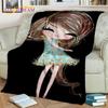 Cartoon Ballerina Fairy Cute Ballet Girl Blanket,soft Throw Blanket for Home Bedroom Bed Sofa Picnic Office Cover Blanket Kids