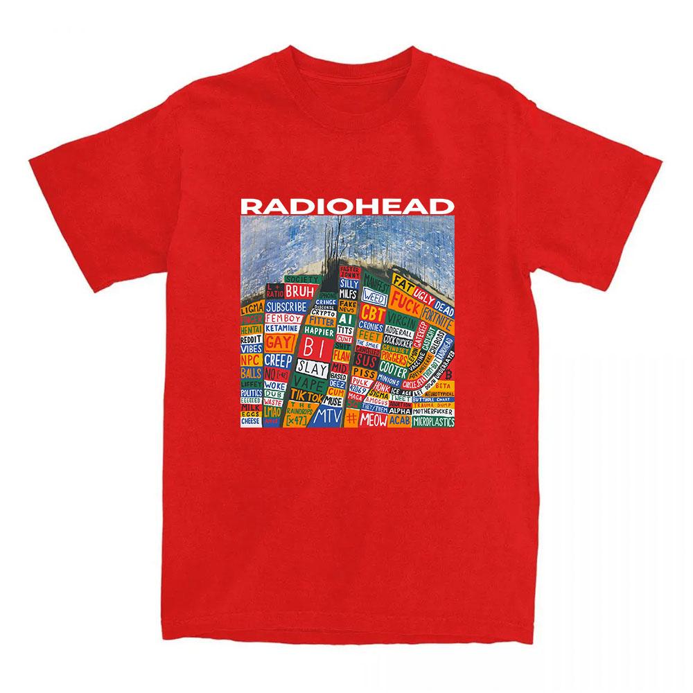 Hail To The Thief Radiohead Tshirts Cotton Short Sleeve Fashion T-shirt Loose Casual Unisex Streetwear Women Men Clothing