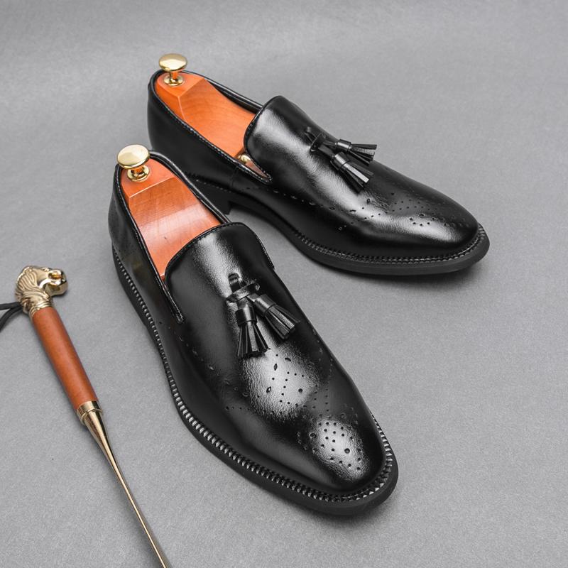 Leather Men Casual Shoes Soft Men Loafers Moccasins Breathable Casual Leather Shoes