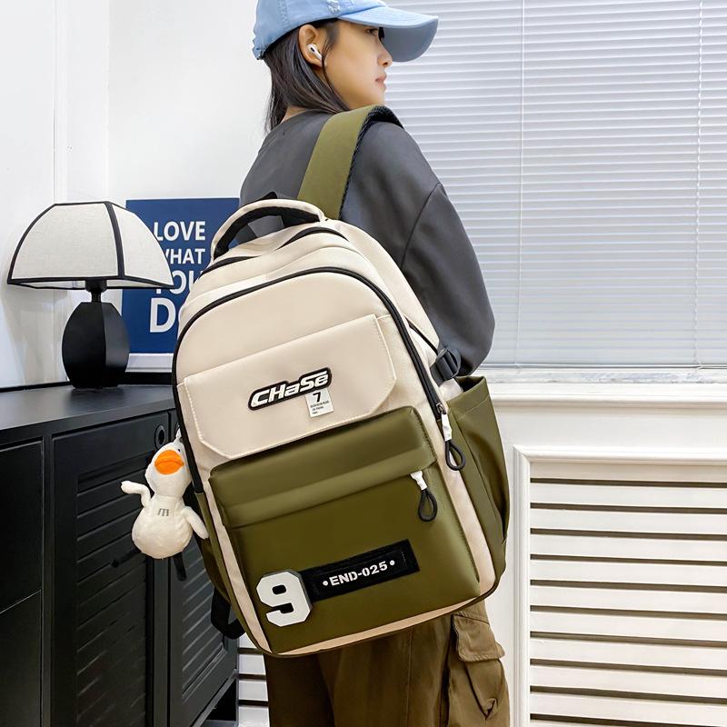 school students Contrast colors Strong and durable Handsome large capacity High value High school students Middle school backpack