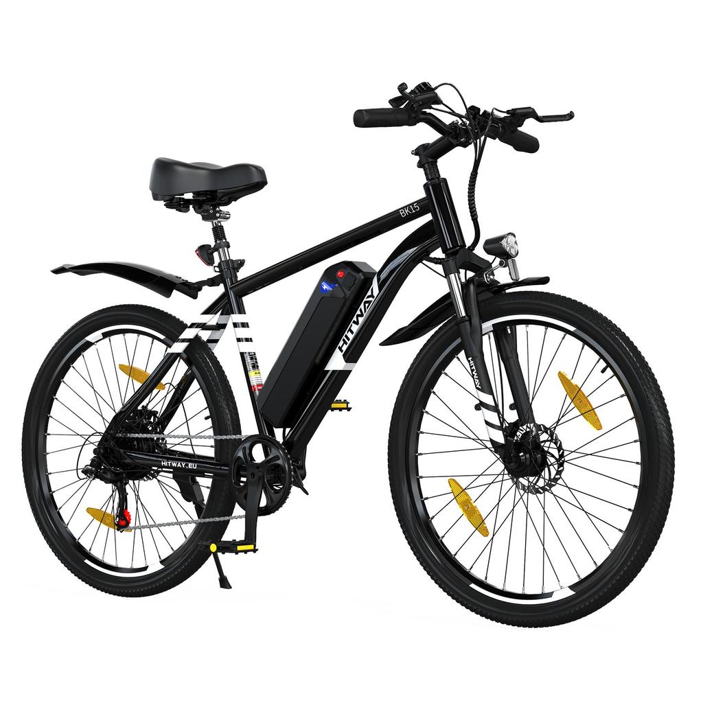 Bicicletă electrică de munte Hitway BK15 26x2.125", Baterie detașabilă 36V12Ah, 7 viteze, 250w