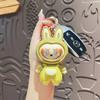Face Changing Labubu Keychain Cute Cartoon Bag Pendant Doll Gift