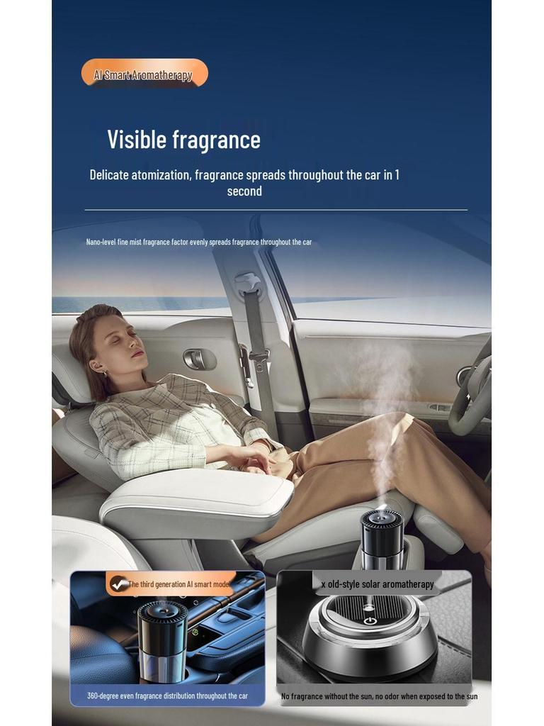AI-Enhanced Automatic Car Air Freshener - High-End Intelligent Fragrance Ornament