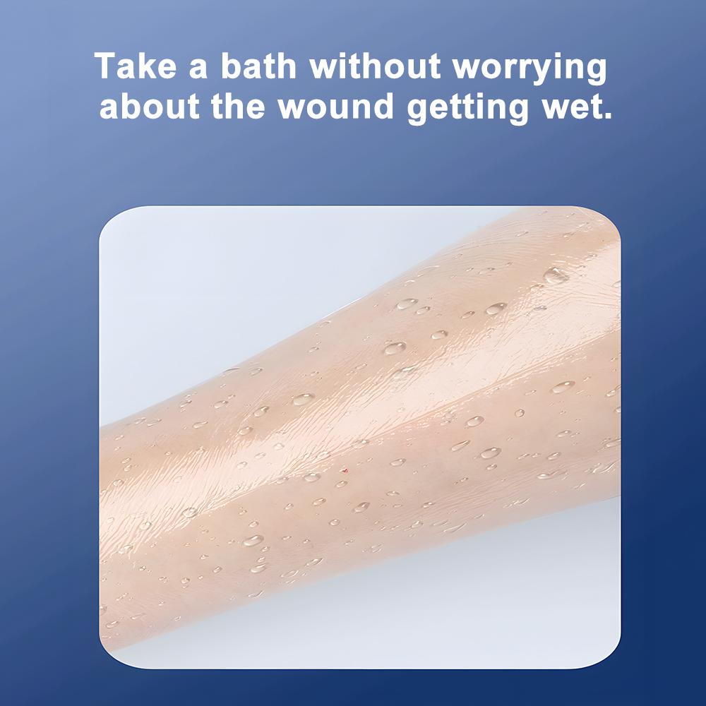 Waterproof PU Film Adhesive Bandages: 20pcs Transparent Medical Tape for Wound Care, Tattoo Aftercare, Anti-allergic & Flexible