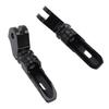 Motorcycle Front Foot Pegs Short Handle Anti Slip Aluminum Alloy Sturdy High Strength Footrest Pegs Pedals For T100