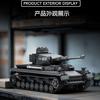 New product TK2 building blocks 9001 - Number 4 tank and Number 3 armored vehicle - Assembleable educational toy gift