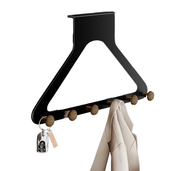 Hanger Rack Heavy Duty Coats Hats Scarves Coat Hanger Organizer Damage-Free Installation