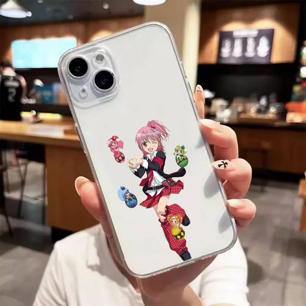 Anime s-Shugo c-Chara Luxury Transparent  phone case for iPhone 17 16 15 Pro Max 14 13 12 11