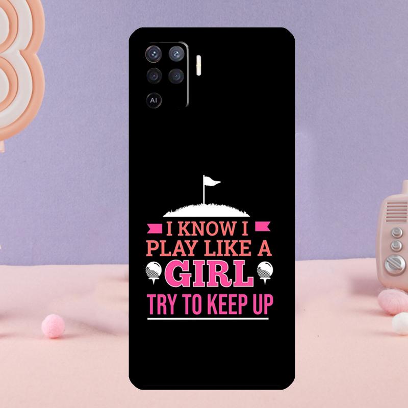 Love Golf Phone Case For Oppo A58 A18 A38 A78 A98 A17 A77 A80 A40 A60 A16 A76 A96 A74 A94 A54 A15 A57S