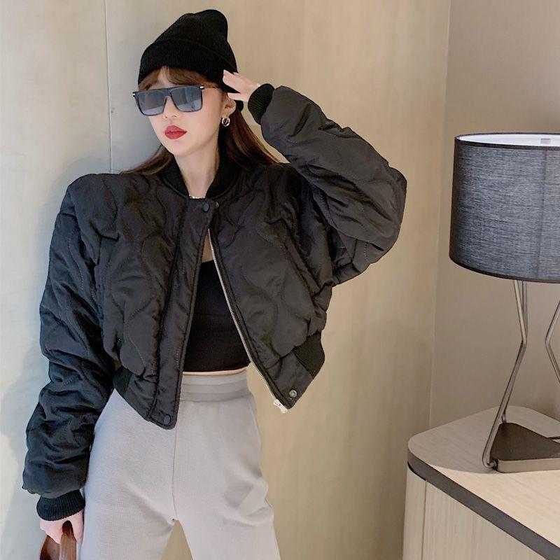 Cotton Jacket Women's Short Cotton Jacket Parkas 2025 Thicken Warm Outwear Baseball Jacket Casual Winter Coat for Women