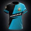 Honduras Vlajka Grafika Unisex Trička Letní Ležérní Streetwear Pánská Móda Dres Chlapec Nadrozměrná Trička Krátký Rukáv Sportovní Oblečení