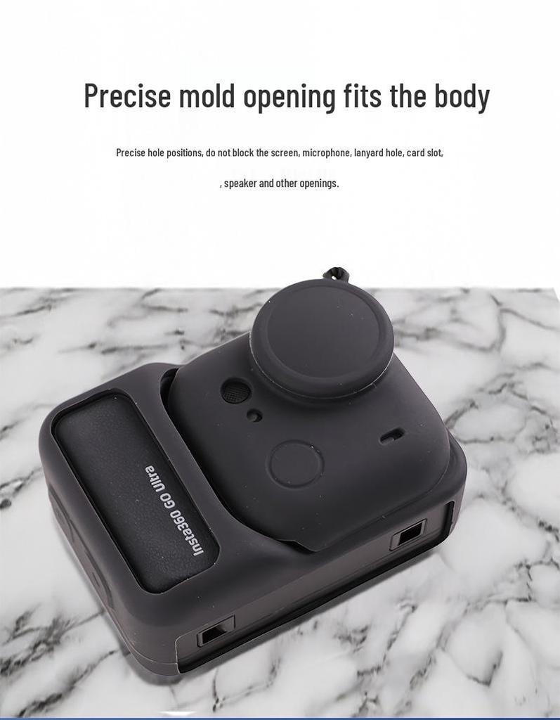 Insta360 GO Ultra nárazuvzdorné silikonové pouzdro s krytkou objektivu a nabíjecím krytem Příslušenství