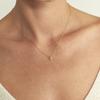 Lunne 14K Slim Eternity Pavé Rondelle Pendant S (14K Gold) Lfp13