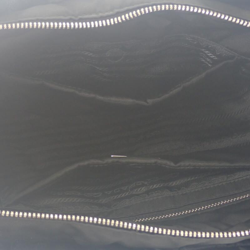 Prada 1BG436 Tote Bag Black Nylon Women