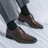 Mens Shoes Leather Male Men's Men Oxfords Dress Shoes for Men Luxury Designer Platform Men Leather Man Shoes