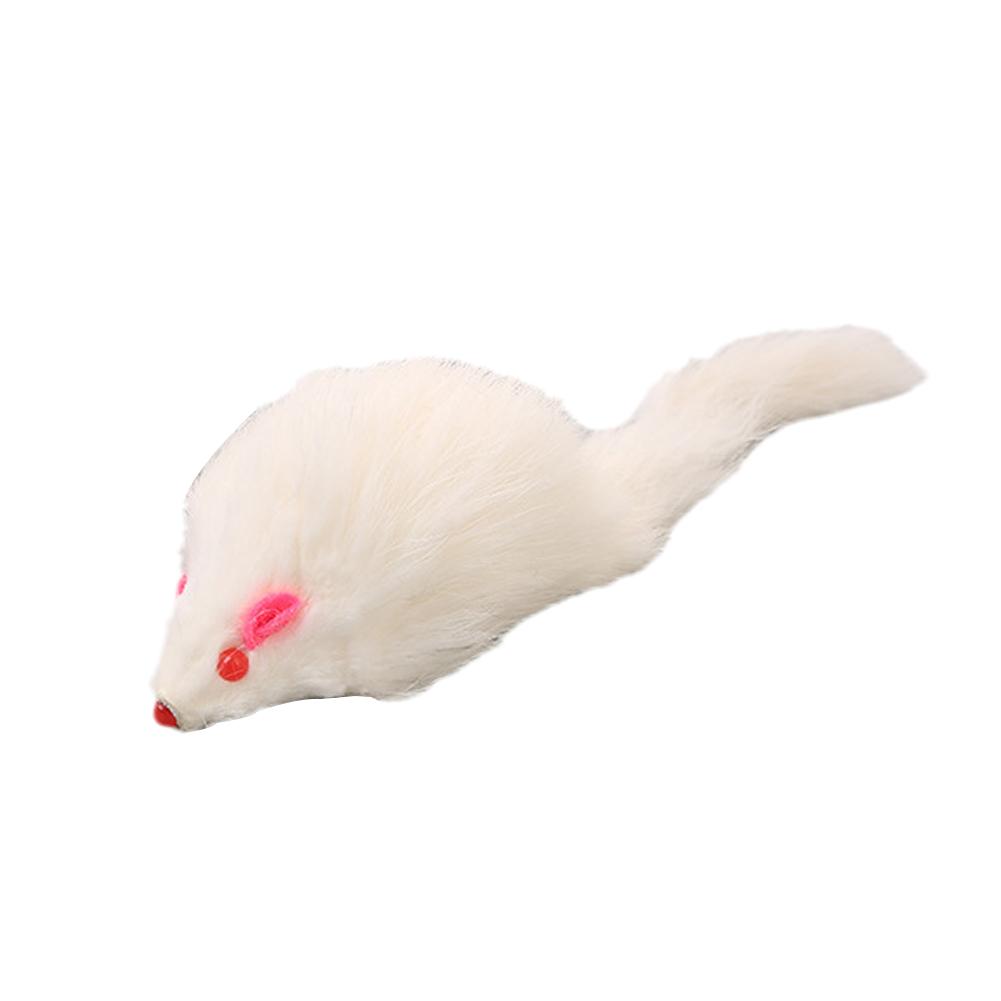 

Pet Plush Mouse Toy Plush Large Size Comfortable Rabbit Cute Cat Supplies Fur Toy Pet Interacti Y3I1