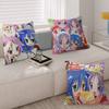 Anime LLucky StarS Cute Girl Maple Design Cushion Cover Happy Autumn Harvest Decor Holiday Decorati Pillow Cover