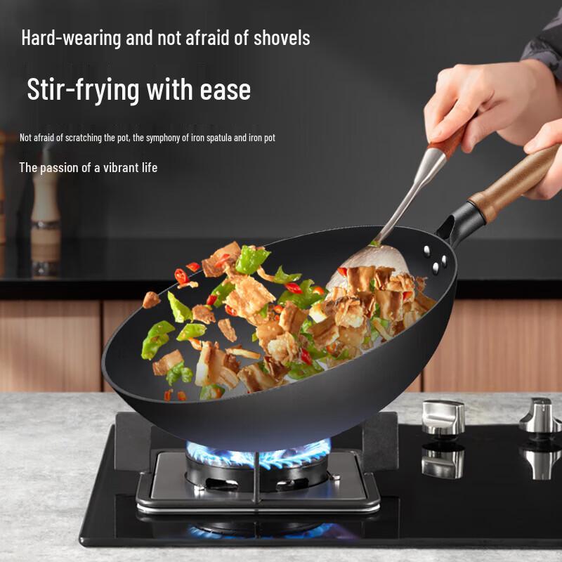 Supor 30cm Cast Iron Wok