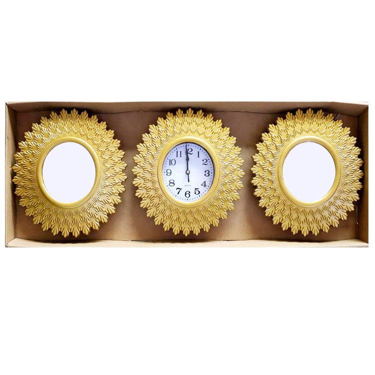 Living Room Wall Clock Home Table Sofa Background Wall Clock Modern Minimalist Abstract Art Wall Clock Triple Wall Clock