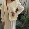 Straw Crossbody Bag For Women Bohemian Small Knitting Summer Purse And Handbag Vacational Square Beach Bags